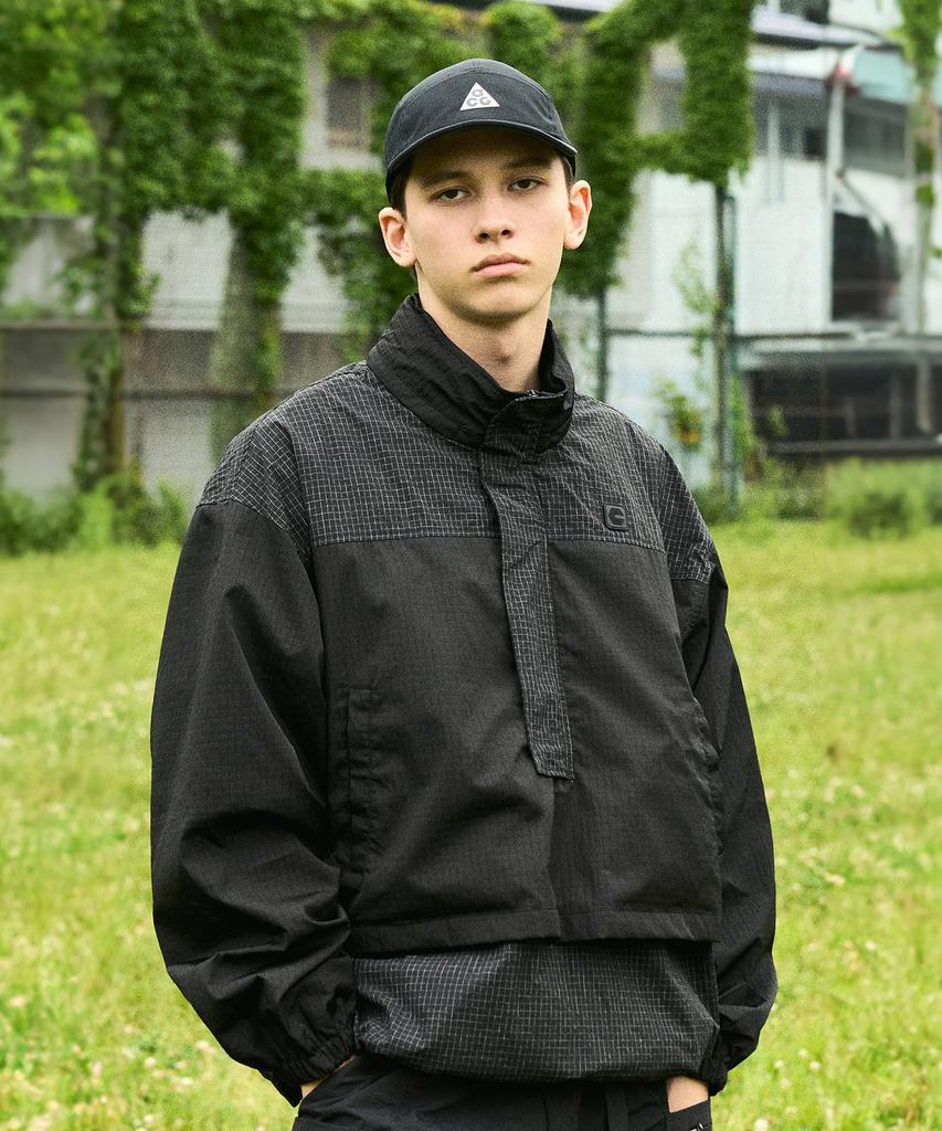 Campside C2 Double Tracker Anorak Jacket Black Cjk112
