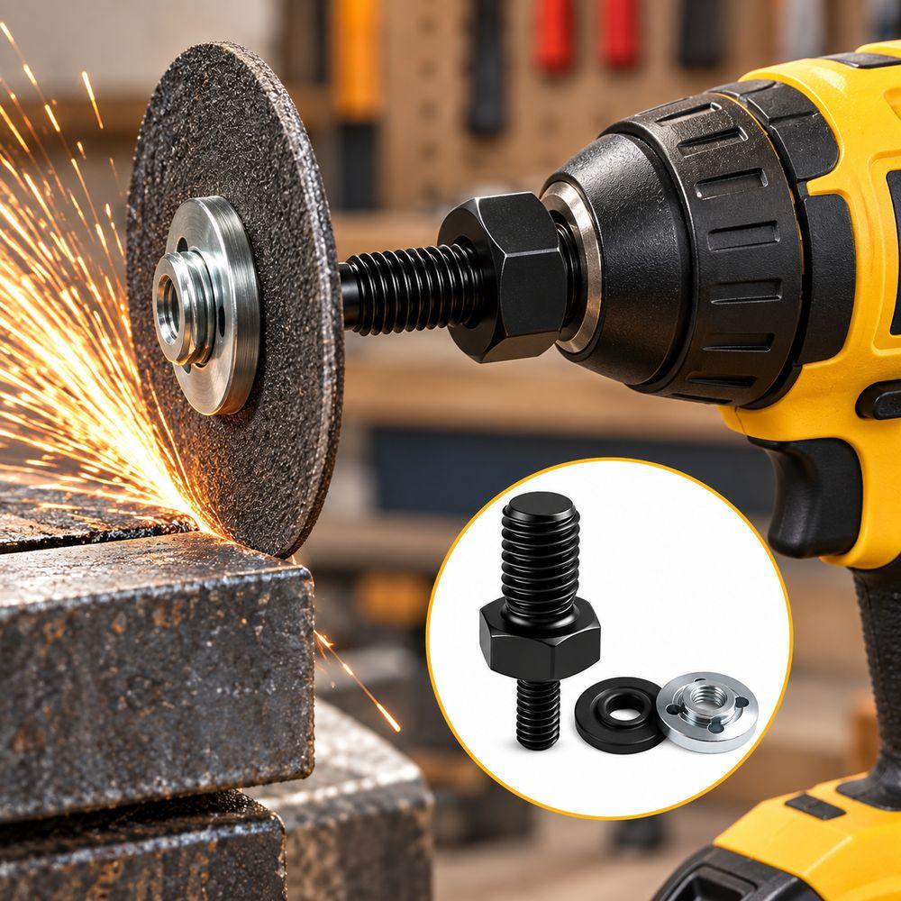 Threaded Connector Angle Grinder Adapter Angle Grinder Conversion Shaft  Hardware Accessories