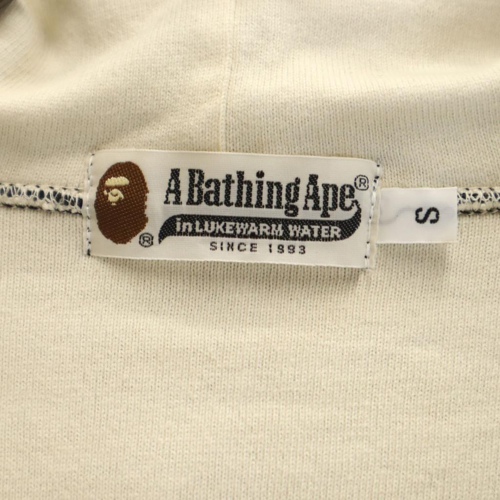 A BATHING APE made in Japan Long sleeve sweat Zip hoodie S black Women Used