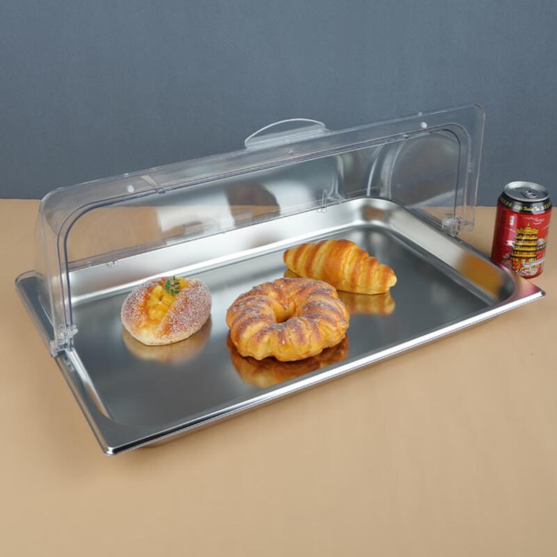 Pabei PC Przezroczysta Pokrywa na Żywność z Podwójną Klapką