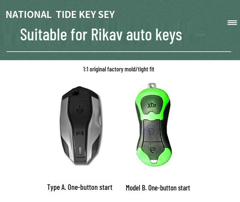 2022 Likai 318 Motorcycle Key Cover & Mei 108 Scooter Accessory Key Remote Package