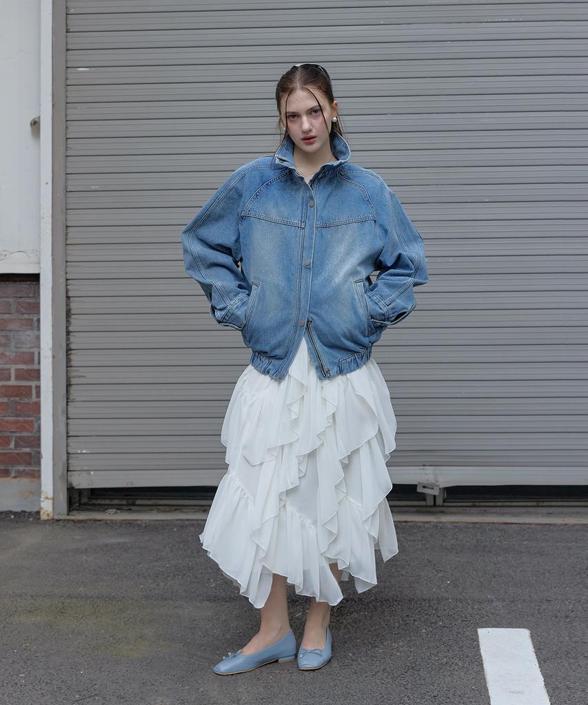 Seuleubi Falling Ruffle Skirt_3 Color