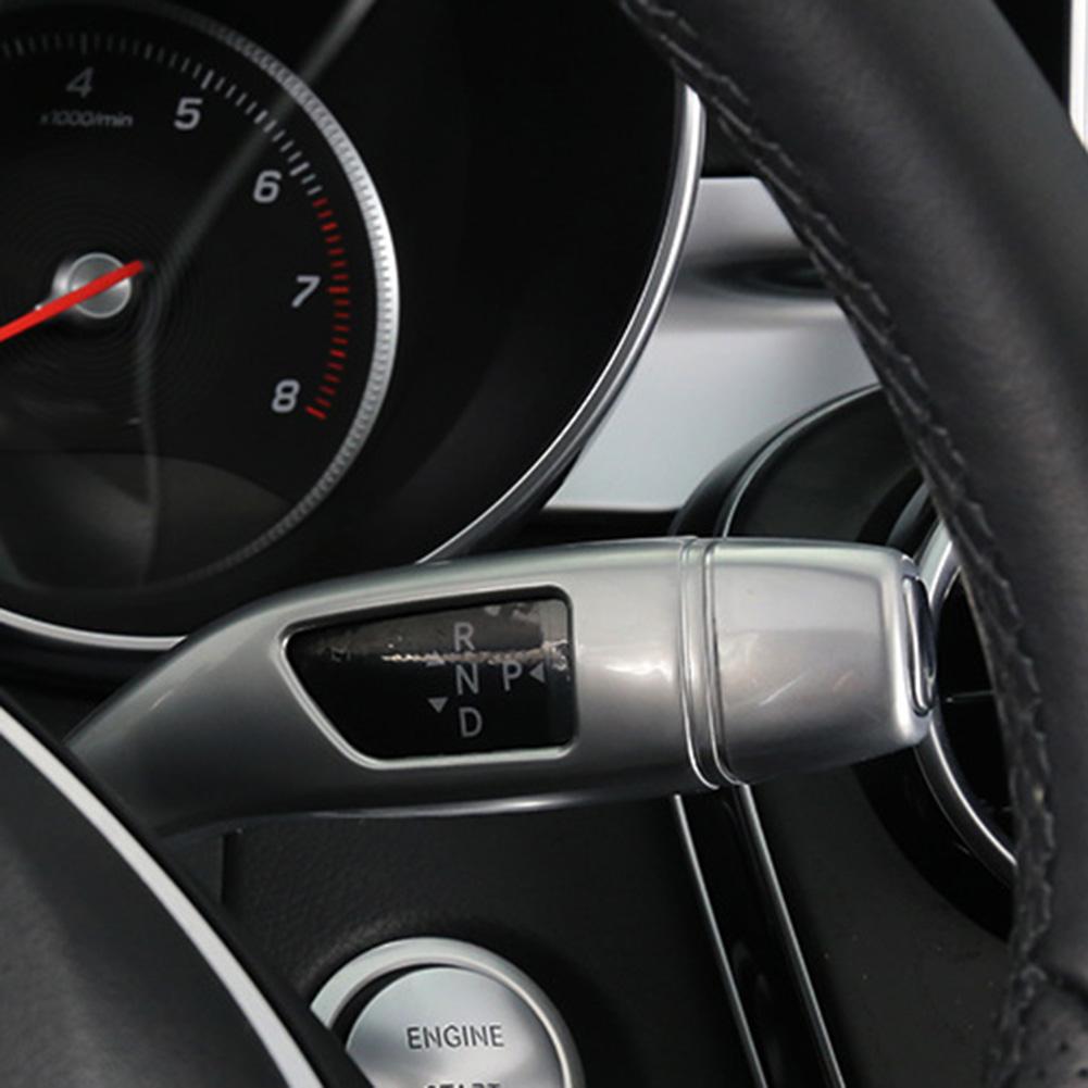 3 stücke Auto Styling Chrome Wischer Schalthebel Cruise Abdeckungen Rahmen Aufkleber Kit Trim Für Mercedes Benzs CLA GLC CES klasse W205