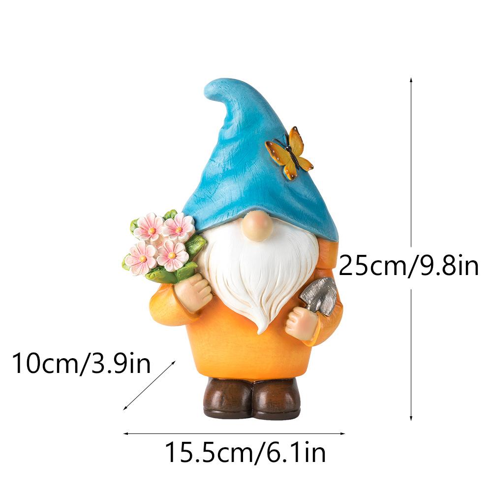 

Новый продукт Гном Гоблин Цветочный горшок Украшение для дома на открытом воздухе Дворик Гном Старик Изделия из смолы