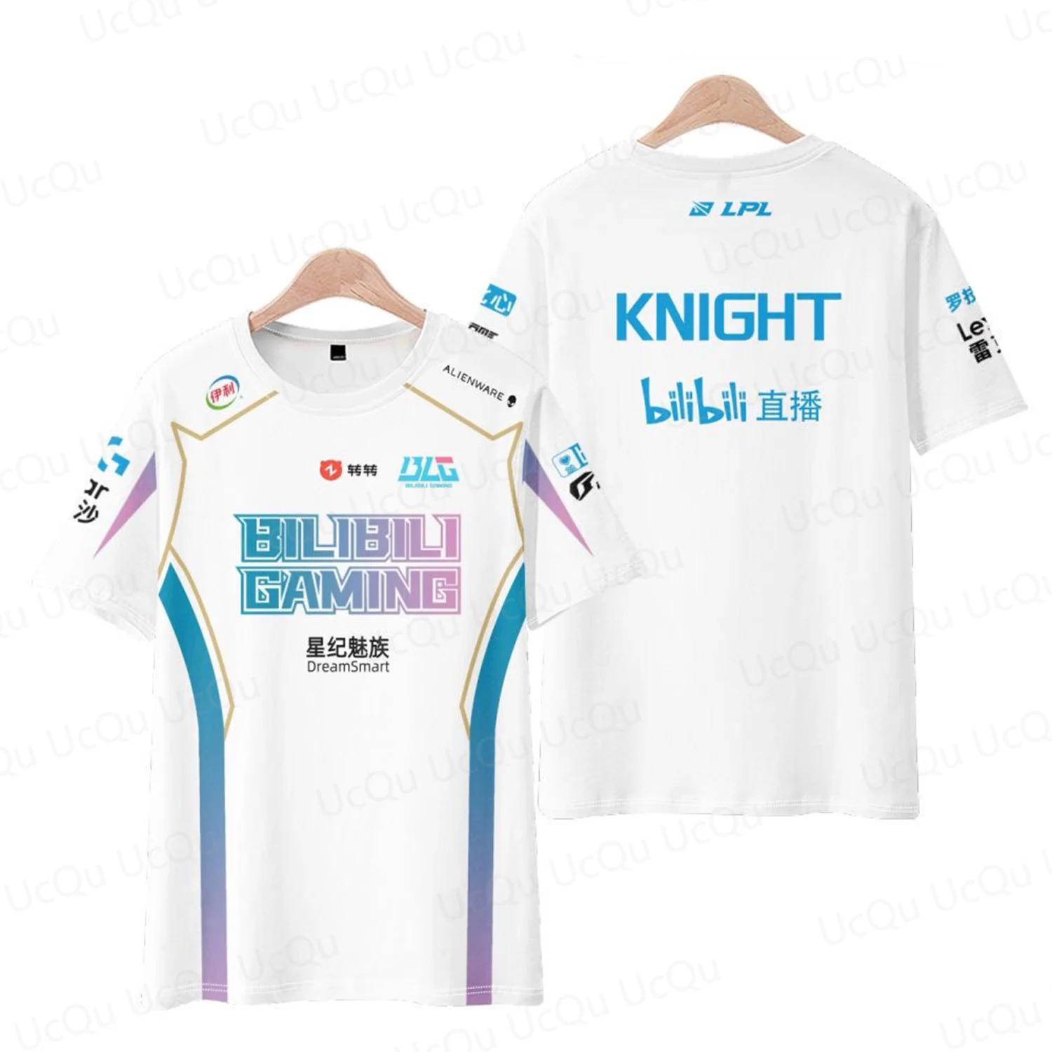 

S14 LPL League of Legends World Finals BLG Esports Professional League Training Uniform BIN Jersey 3D Printed T Shirt 4XL