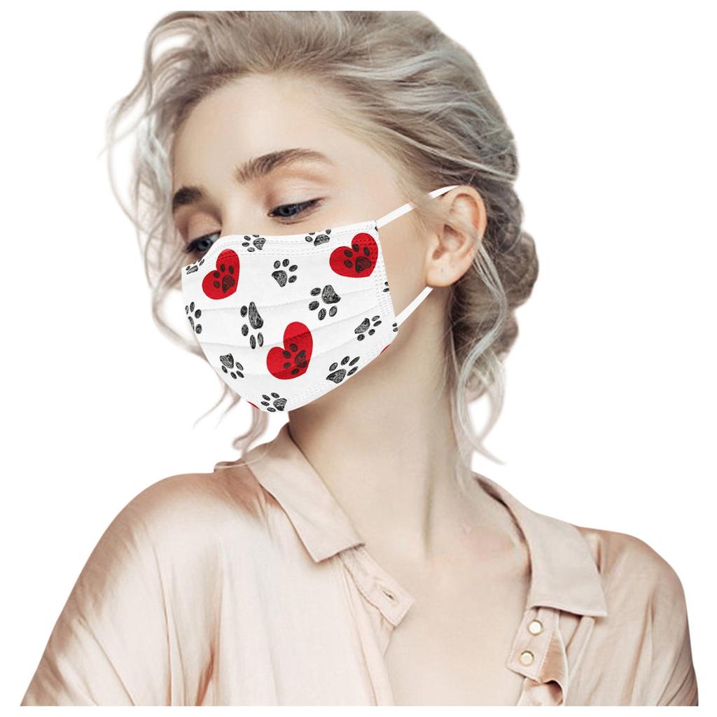 Adult  Women Man  Disposable Face Mask Industrial 3Ply Ear Loop 10PC Mask