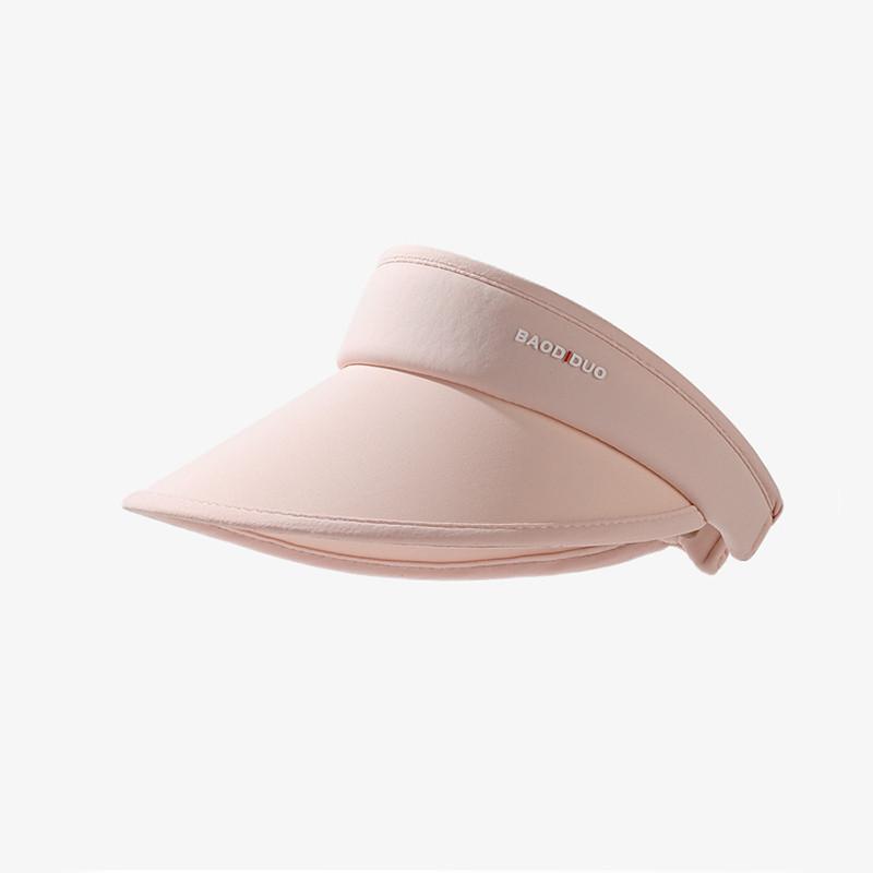 Uv Protection Ice Silk Sun Hat Summer New Simple Casual Visor Cap For Women Lightweight Breathable
