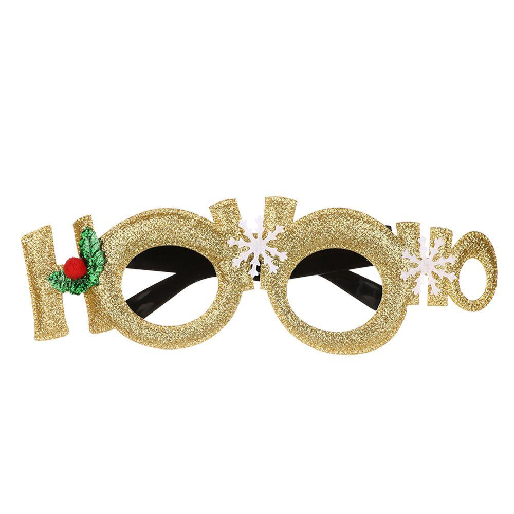 Christmas Decorations New Year Photo Prop Santa Claus Glasses Elk Christmas Glasses Frame Xmas Tree