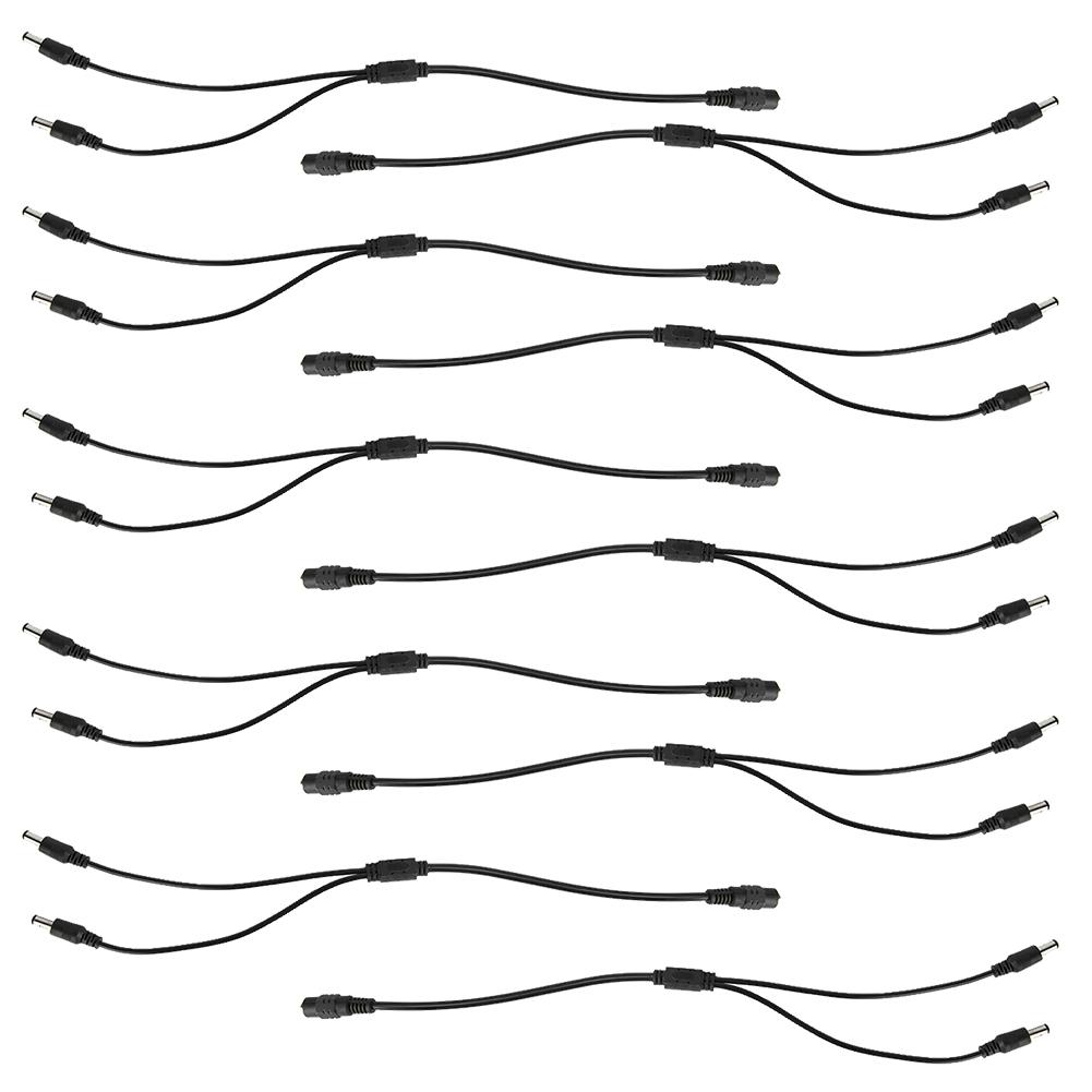 10 Stück 12V 1V2 Sicherheitsmonitor DC Stromversorgungsverteiler Adapter Anschlusskabel