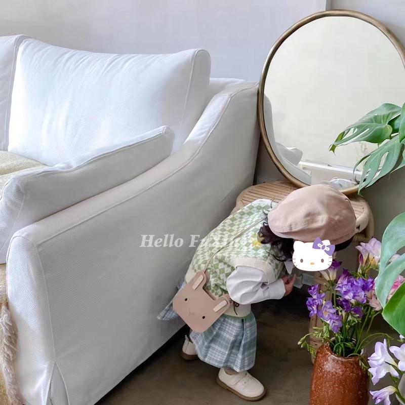 Korean-Style Cartoon Animal PU Crossbody Bag - Cute, Versatile Children's Travel Shoulder Bag