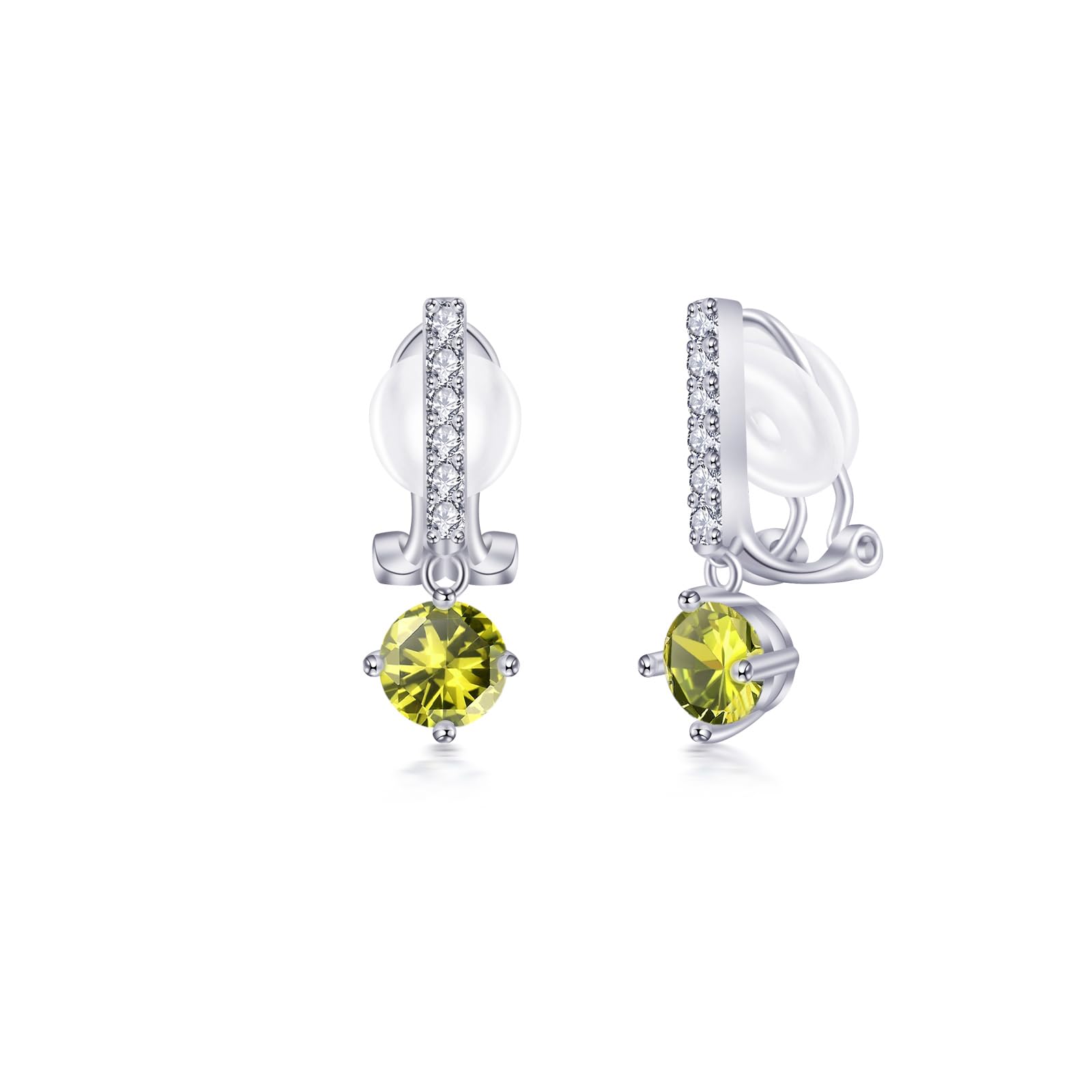 

Peridot Earrings for 925 Metal Painless August Christmas Jewelry FH.bird Women, Popular, Swaying, Silver, Hypoallergenic, Earrings, Birthstone, Cute,
