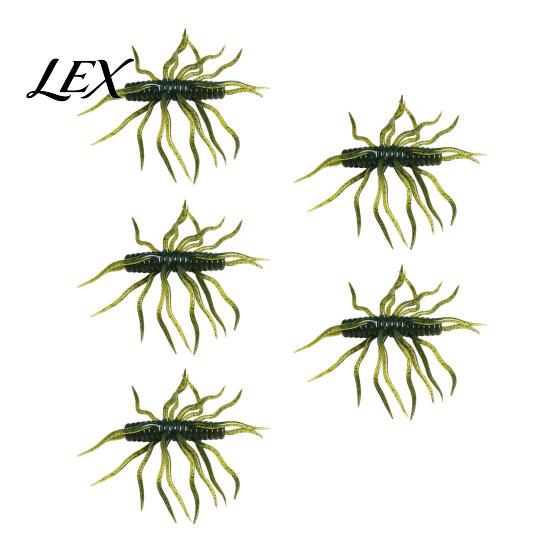 Natural Movement Fishing Lure 1/3/5Pcs 9.5cm/9g Floating Soft with Multi-Tentacles, Realistic Topwater Simulation Bait Bionic Bait, Artificial