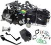 Motor Moretti Orizontal 1P60Fmj, 150Cc 4T, Manual cu 4 Viteze, Negru, Cu Demaror