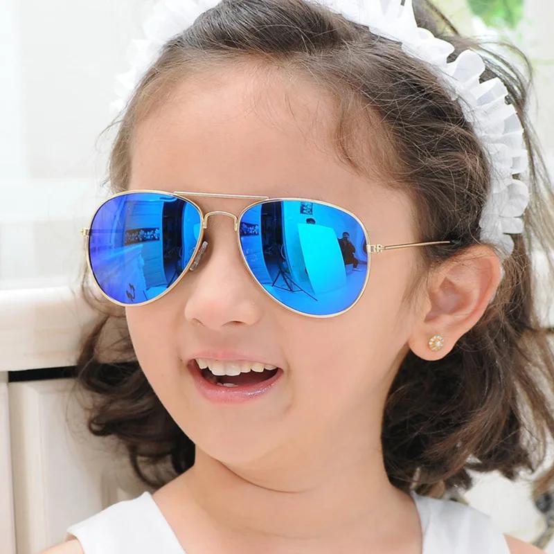 New Children's Polarized Sunglasses Kids Outdoor Sports Cycling Sun Glasses Girls Boys Pilot Metal Eyewear UV400 Glasses