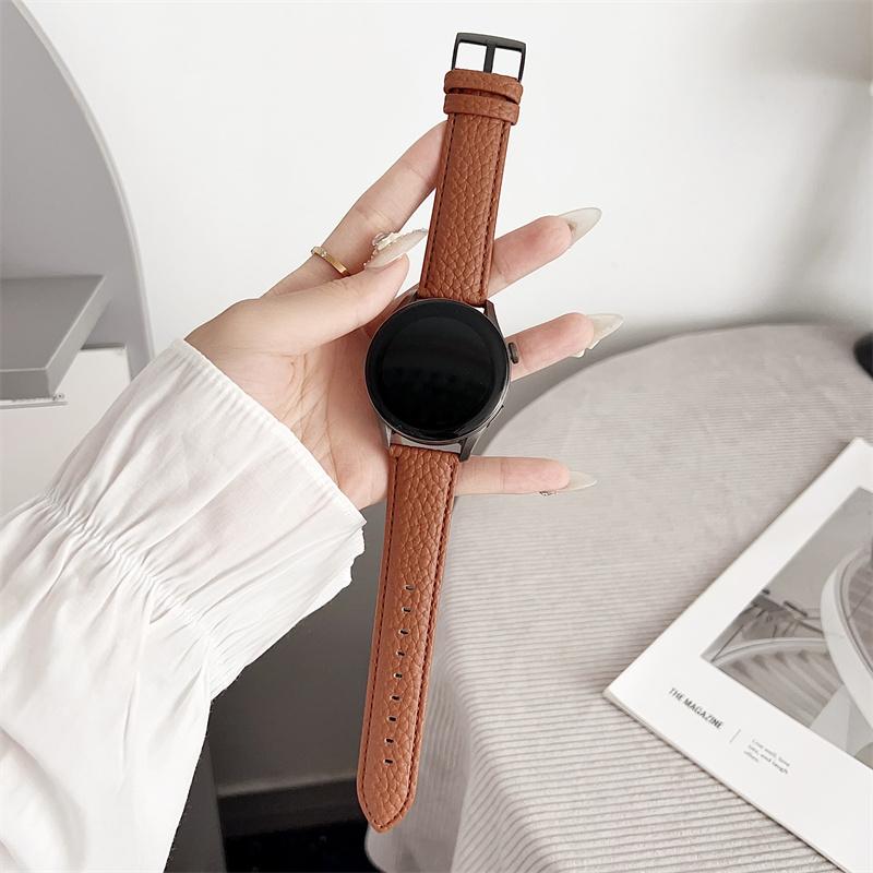 Curele de ceas din piele 20mm 22mm pentru Huawei Watch 4/3/GT3/2 Pro Amazfit GTR 4/GTS 4 47MM 42MM Samsung Galaxy Watch 3 4/5/6 Curea de ceas