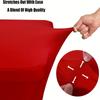 1pc Retractable Polyester Tablecloth Cover, Wrinkle-resistant Washable Tabletop Protector for Indoor/outdoor, Patio, Picnic, Camping, Parties