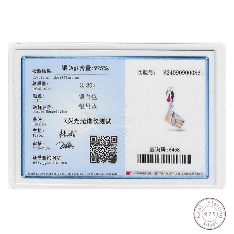 Copper Beaded Pendant Donut Dessert Cake Original 3Mm Bracelet Women Fine Jewelry