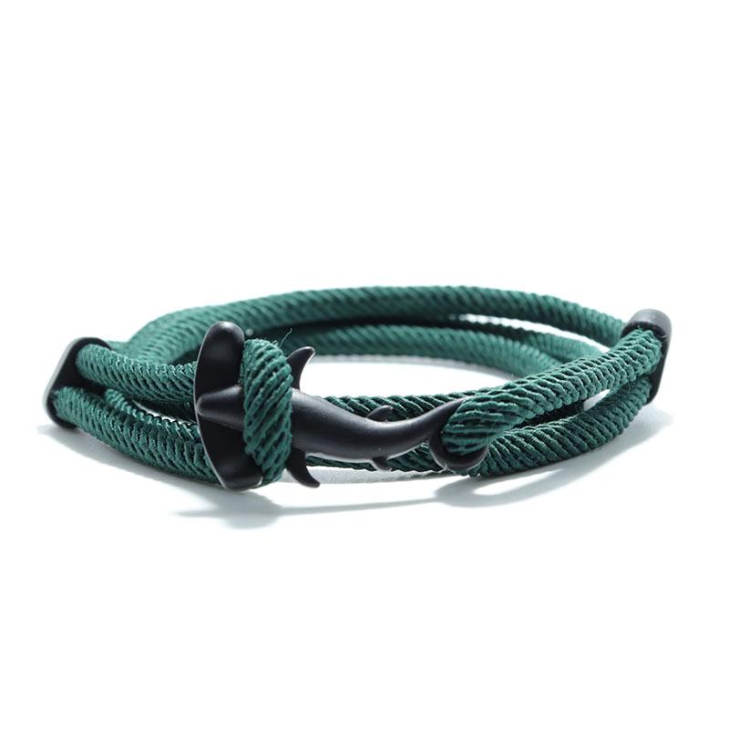 Ocean Animal Shark Bracelet Homme Female Multi-layer Adjustable Charm Braslet Camping Jewelry Beach Accessories Gift For Lovers