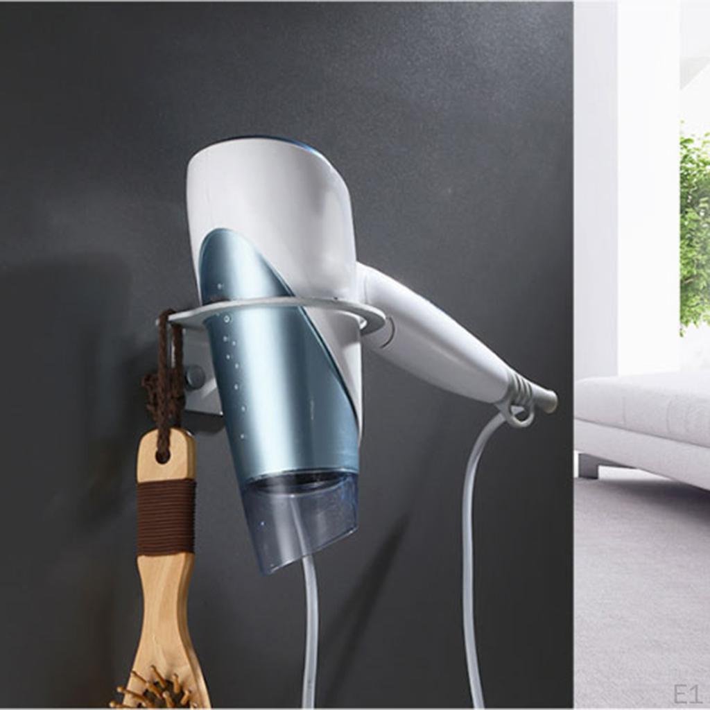 Hair Dryer Stand Rack Holder Wall Mount Barber Salon Straightener