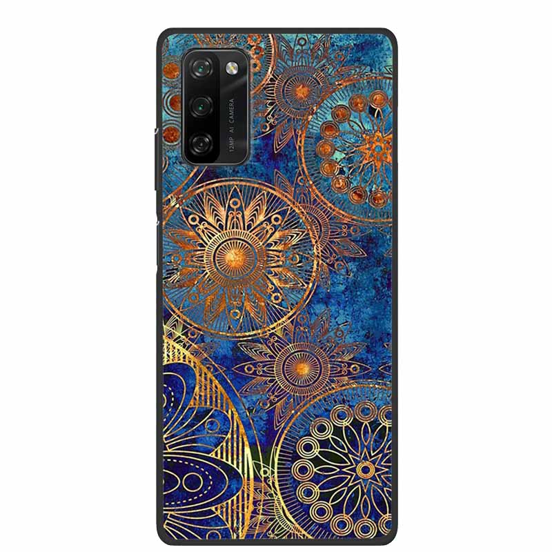 Soft Space Cover for Blackview A100 Case Flower TPU Cat Silicone Phone Cases for BlackviewA100 Cover Shockproof Cute Shell
