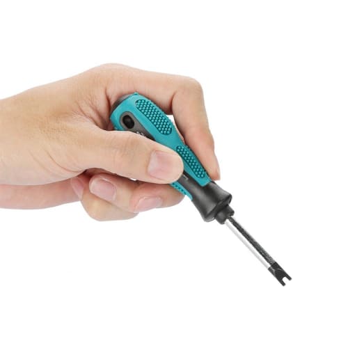 Qiilu 4-Piece Screwdriver Set, U-Shaped Jack Driver with Magnetic Screwdriver, CRV 998A, Fits M1.7, M2.0, M2.3, and M2.6