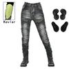 Motorcycle jeans Womens pantshigh elastic motorcycle riding rider pants Racing pants with protective