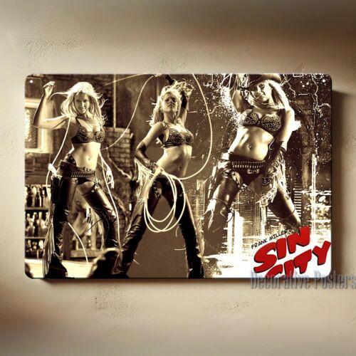 

1pSin City Retro Movie Metal Poster Tin Sign 20x30cm Plate aluminum 20x30cm