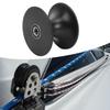 Xuuyuu Boat Trailer Roller 90X64mm Plastic Metal Boat Yacht Trailer Black