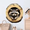 3D Simulation Tree Hollow Raccoon Wall Sticker Self-Adhesive Removable Living Room Bedroom Kids Room Background Wall Home Decor Art Wholesale