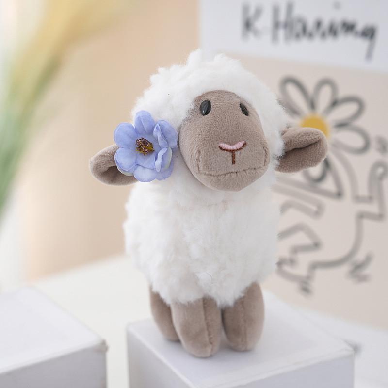 Plush Sheep Keychain With Pp Cotton Filling For Kids And Teens Gift