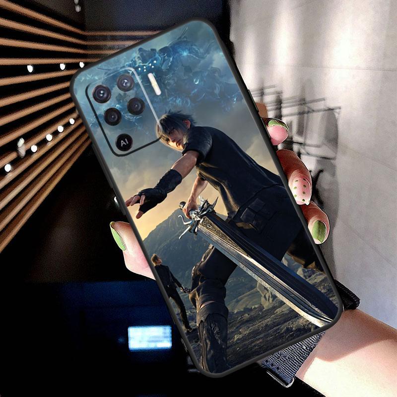 Final Fantasy VII Case For Oppo A78 A98 A18 A38 A58 A60 A80 A40 A77 A57 A17 A74 A54 A94 A96 A76 A16 A15 A5 Pro
