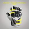 Motorrad Halb-Finger-Handschuhe Atmungsaktiv Anti-Rutsch Verschleißfest Fahrradhandschuhe Unisex Langlebig Handschutz Fingerlose Handschuhe