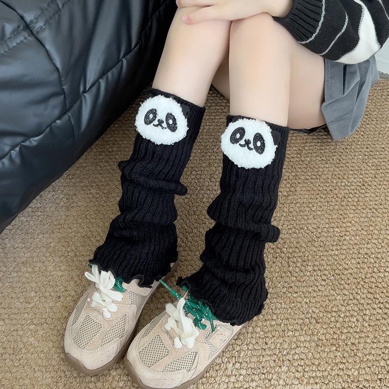

Детские милые 3D мультяшные кукольные гетры для икр для детей девочек модные детские вязаные носки мягкий хлопок осенние гетры гольфы one size