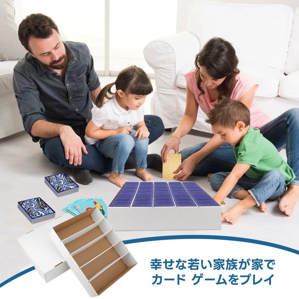 HIMOMO Storage Box Trading Card Case Storage Box Holds a Total of Approximately Set of 2 6,240 Cards,