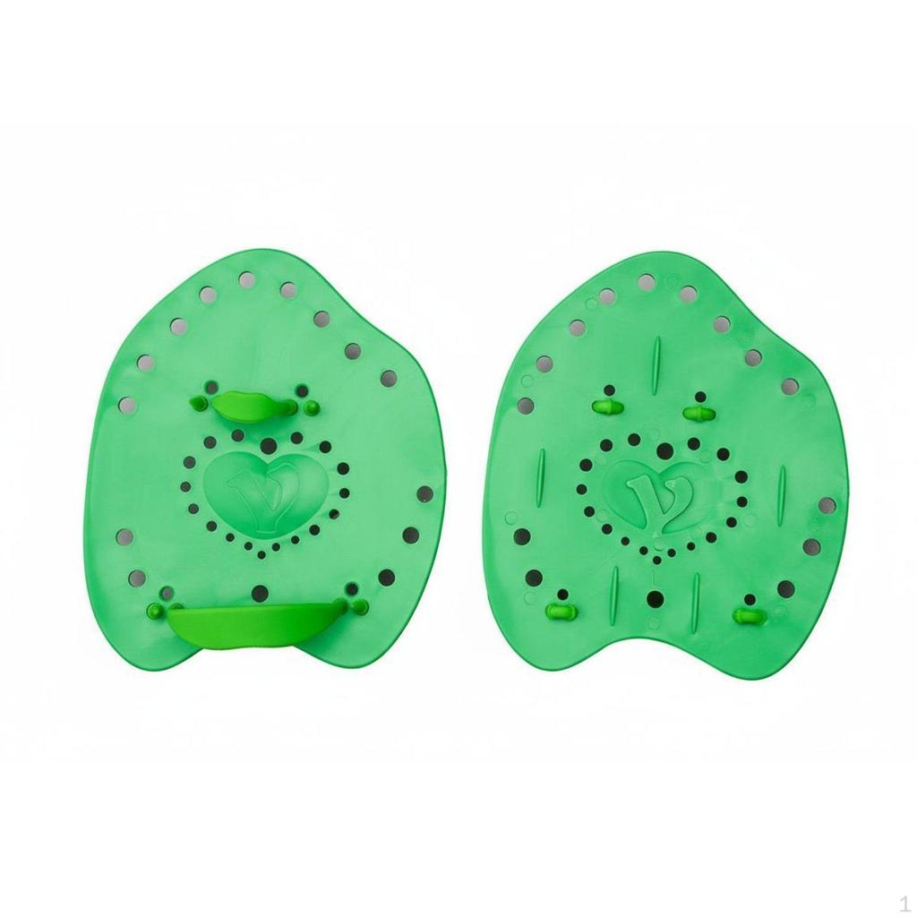 2 Pieces Silic Single Swim Paddles Improves Stroke Form Hand Increased Water Resistance