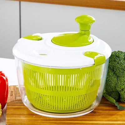 Desidratador de Vegetais para Salada Lavadora de Frutas para Cozinha Secador Centrífugo de Vegetais Cesta Drenante