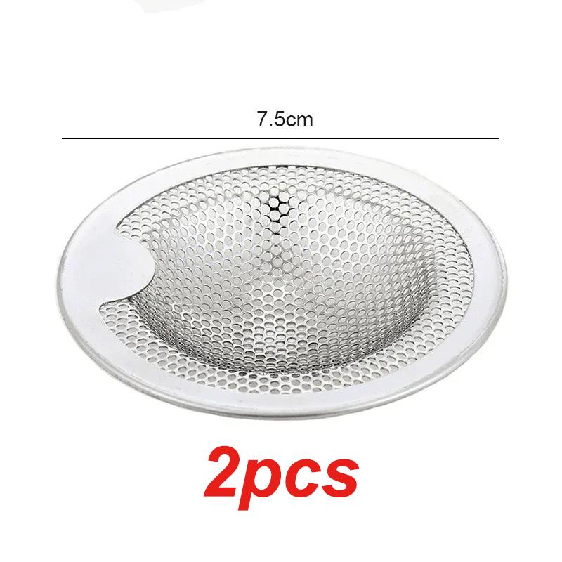 Kitchen Sink Stainless Steel Filter Sewer Mesh Strainers Bathroom Sink Floor Drain Hair Waste Filter Drain Basket Hole Filter