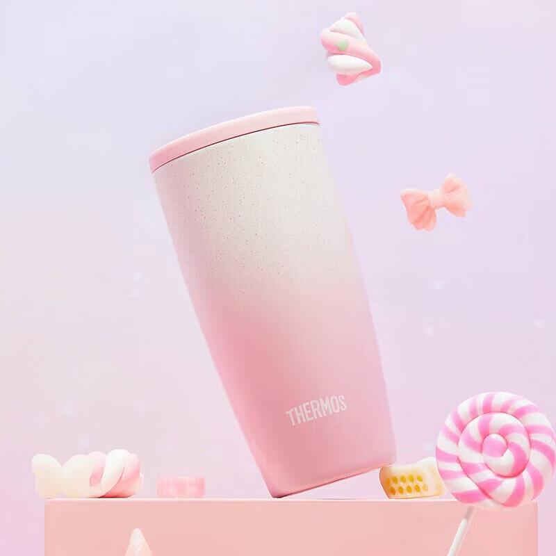 THERMOS Ceramic Lined Insulated Portable Coffee Mug