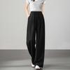 Maternity Wide-Leg Pants - Spring/Summer 2026 Style, Lightweight, No-Tight Belly Design, Long Trousers