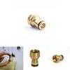 Versatile Gold Brass Hose Connector Perfect For Kitchen Tap And Various Watering Needs