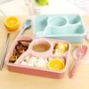 Plastic Bento Lunch Box Microwavable Lunchbox with Soup Bowl Portable Food Container Storage Boxes Kids Lunch Box School Picnic