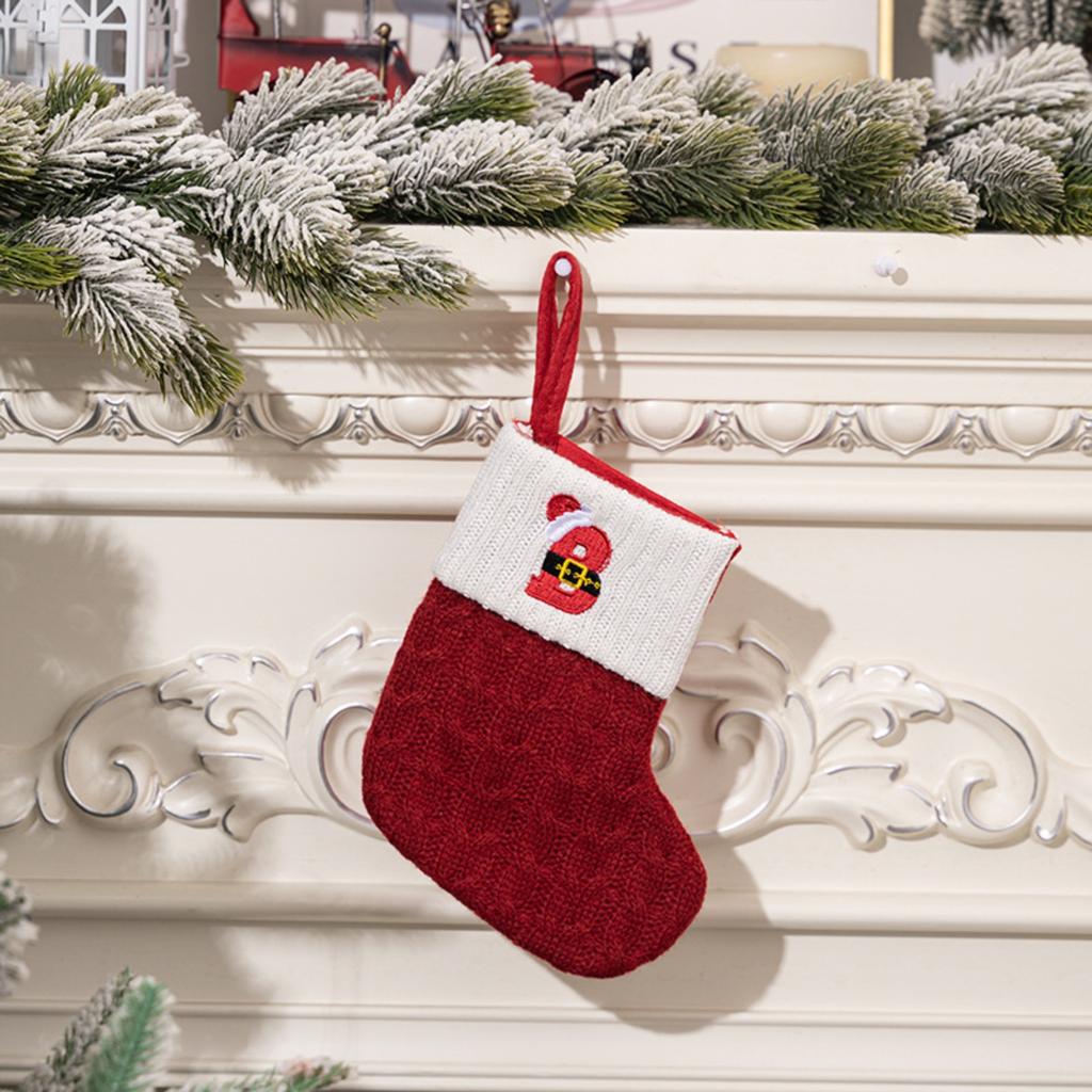 Christmas Socks Candy Boots With Small Bells Holiday Gift Bags Christmas Trees  Boots For Fireplace