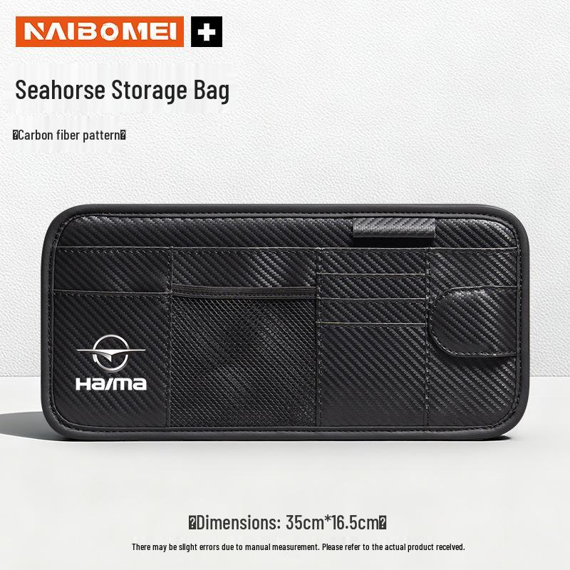 Haima Aishang Car Sun Visor Glasses Clip & Storage Bag