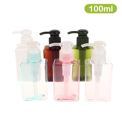Τετράγωνο μπουκάλι αφρισμού 100Ml Φορητοί διανομείς σαπουνιού Μπουκάλια αντλίας σαμπουάν υγρού σαπουνιού Αξεσουάρ ταξιδιού μπάνιου