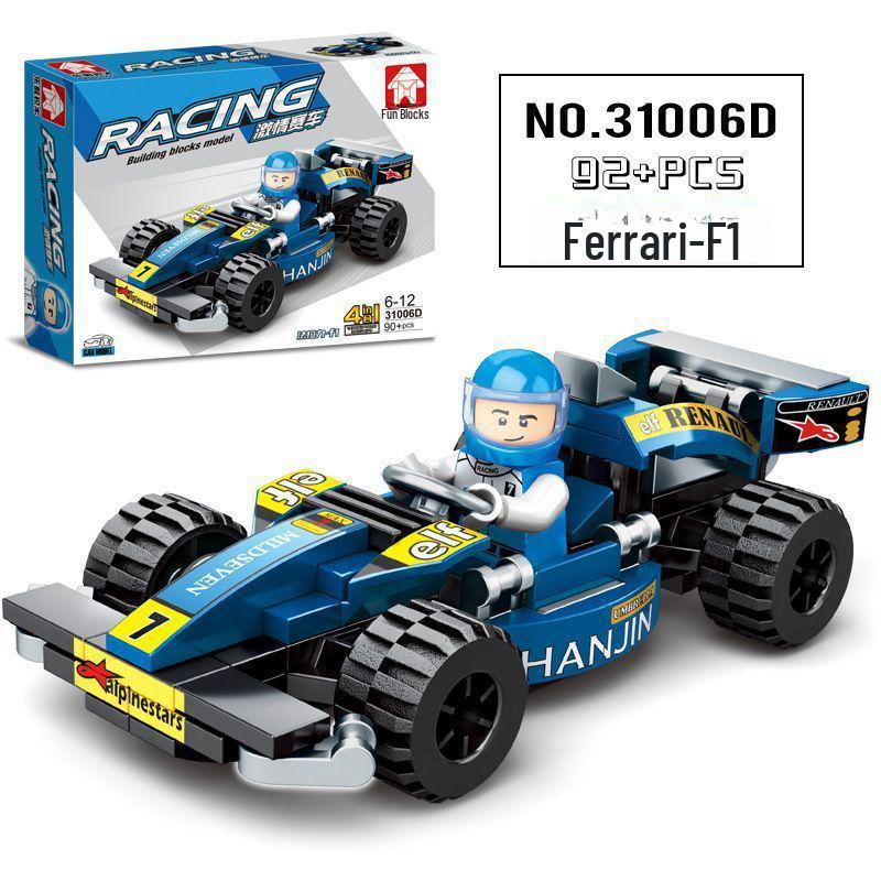 Compatible Lego Racing Car Building Kit - Sports Car Assembly Puzzle Gift for Boys with Free Shipping