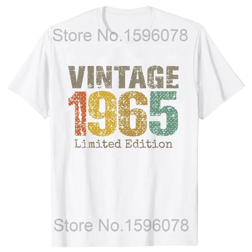 Cassette Vintage 1965 59th 59 Years Old Birthday Party Men T Shirts Limited Edition Retro Graphic Tee Cotton Classic T-shirts