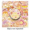 50 Hippie Graffiti Stickers Personalized Boho Decorative Mobile Phone Case Suitcase Stickers