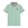 Gant 2025 Sommer Herre Ny Broderi Ensfarget Løs Hurtigtørkende Business Casual Poloskjorte