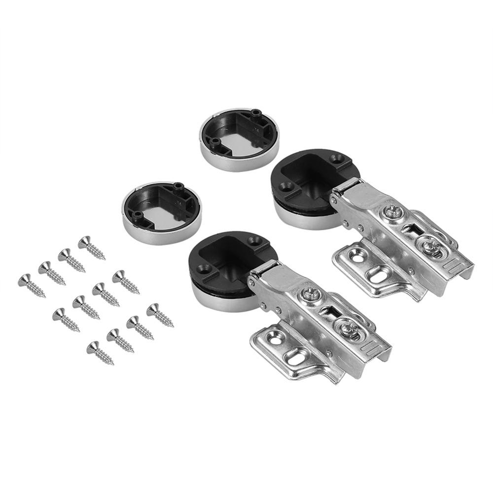 Iron Door Hinge 35mm Hole Concealed Hinge Wardrobe Door Hydraulic Hinge  Indoor Use