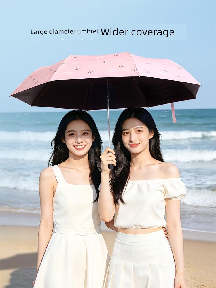Miniso Sun Protection Umbrella Simple and Sweet Design, Rain or Shine Umbrella, Simple and Stylish Sun and Rain Umbrella